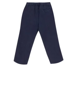 Leinenhose Marineblau