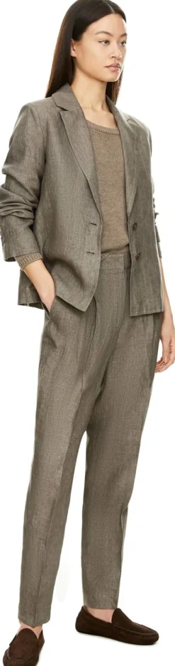 Leinenhose 'Sayulita' Taupe