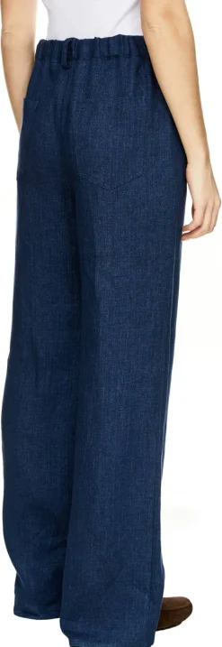 Leinenhose 'Sorrento' Dunkelblau
