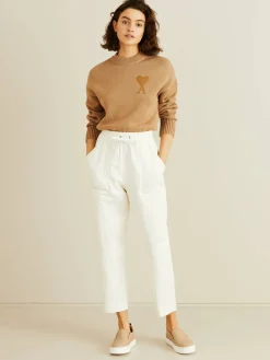 Leinen-Hose 'Surf Pant' Crème