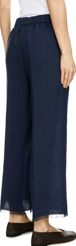Leinenhose 'Torres' Marineblau