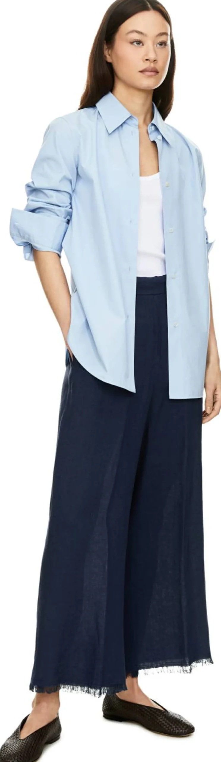 Leinenhose 'Torres' Marineblau