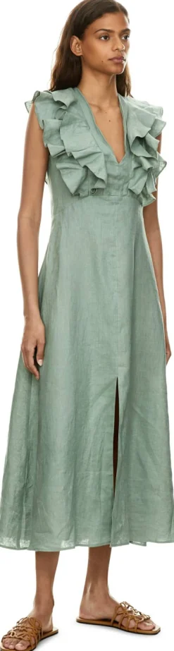 Leinenkleid 'Annukka' Mint