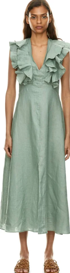 Leinenkleid 'Annukka' Mint