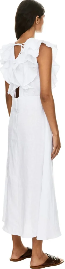 Leinenkleid 'Annukka' Weiß