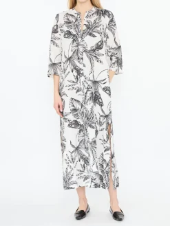 Leinenkleid Schwarz
