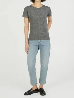 Leinenshirt 'Lara' Anthrazit