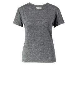 Leinenshirt 'Lara' Anthrazit