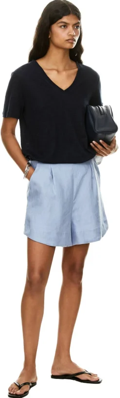 Leinenshorts 'Gia' Indigo