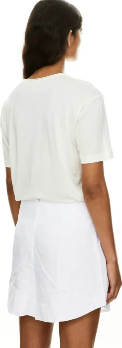 Leinenshorts 'Gia' Weiß