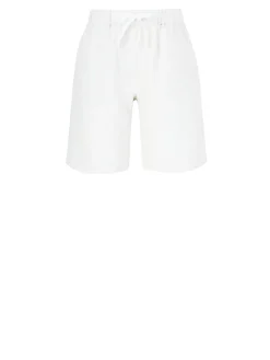 Leinenshorts Hellgrau