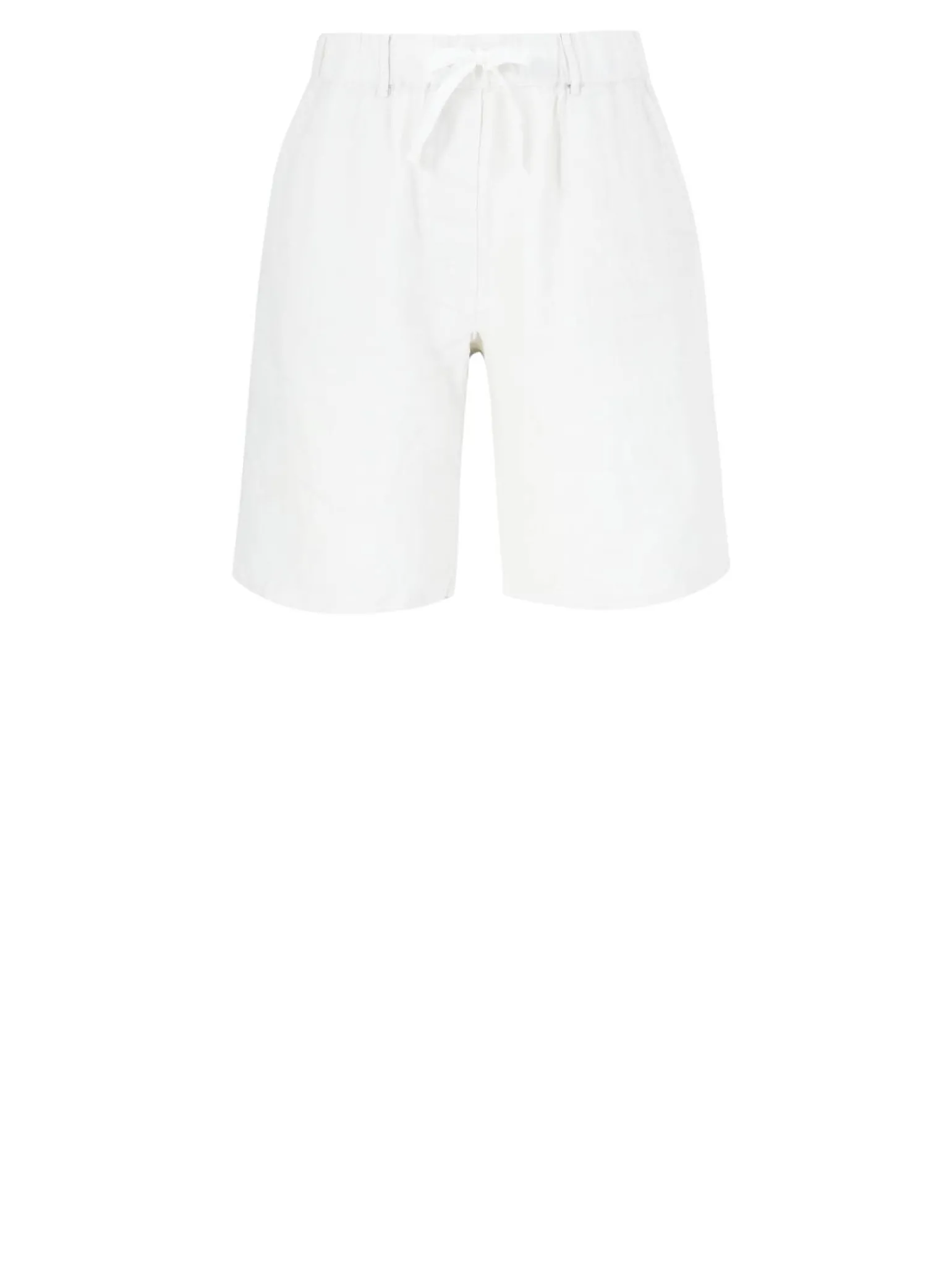 Leinenshorts Hellgrau