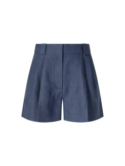 Leinenshorts 'Midday Sun Selle' Indigo