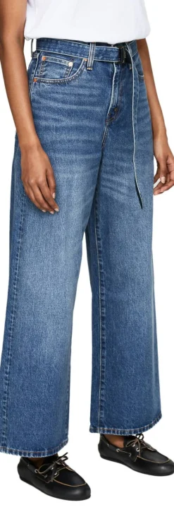 Levi's x Sacai Wide-Leg Jeans Mittelblau