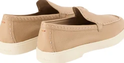 Loafer aus Kalbsleder Beige