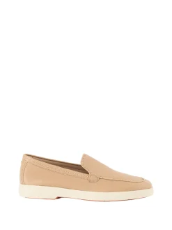 Loafer aus Kalbsleder Beige