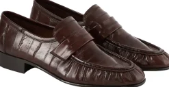 Loafer aus Leder Dunkelbraun