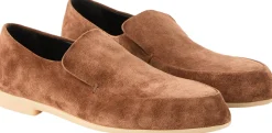 Loafer aus Velourskalbsleder Braun