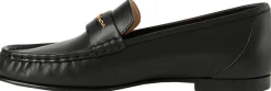 Loafer mit Ketten-Detail Schwarz