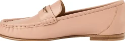 Loafer mit Ketten-Detail Tan Rosé