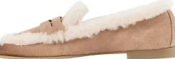 Loafer 'Orietta' aus Veloursleder Braun