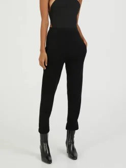 Loungepants aus Cashmere Schwarz