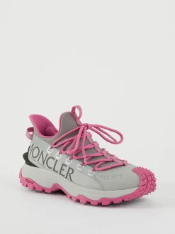 Low Top Sneaker Grau/Pink