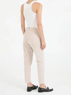 Lässige Stoffhose Nude