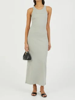 Maxikleid Hellgrau