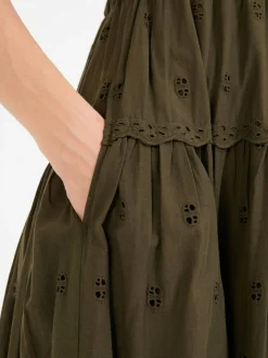 Maxikleid 'Nova' Khaki