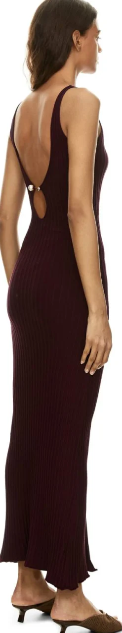 Maxikleid 'Portia' Bordeaux
