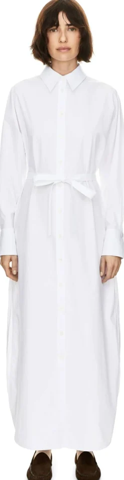 Maxikleid 'The Long Shirt' Weiß
