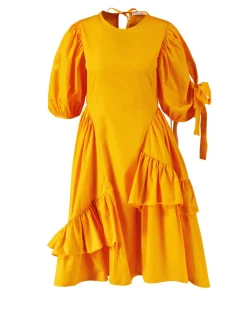 Midikleid 'Danita' Orange