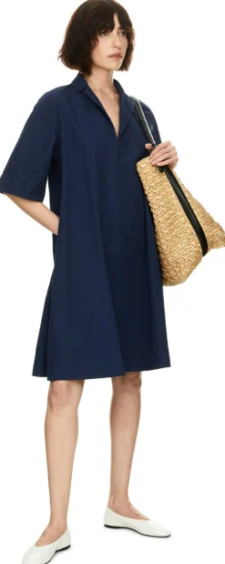 Midikleid 'Mark' Marineblau