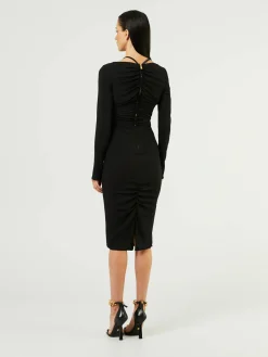 Midikleid Schwarz
