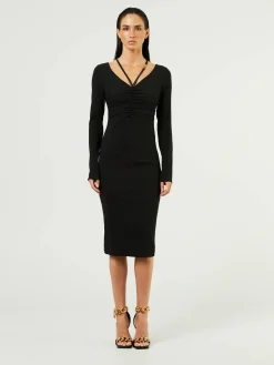 Midikleid Schwarz