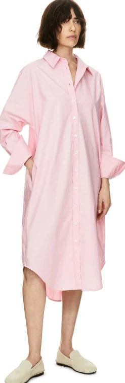Midikleid 'The Poplin' Rosé