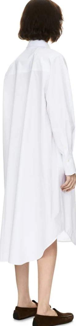 Midikleid 'The Poplin' Weiß