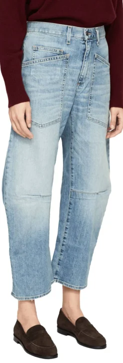 Mid-Rise Jeans 'Shon' Hellblau