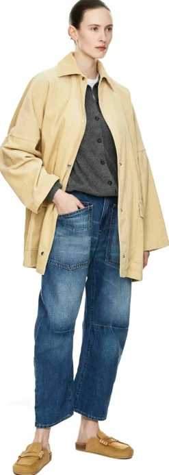 Mid-Rise Jeans 'Shon' Mittelblau