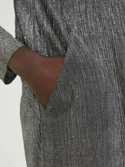 Minikleid mit Glitzer-Effekt Blau