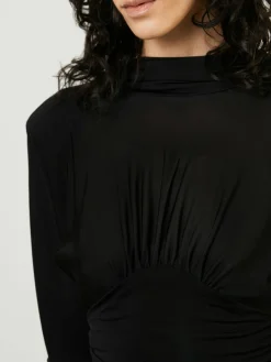 Minikleid mit Rückenausschnitt Schwarz