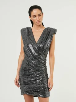 Minikleid Silber