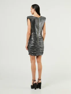 Minikleid Silber