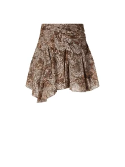 Minirock 'Camia' Braun