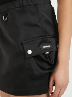 Minirock mit Cargo-Stil Schwarz