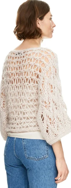Mohair-Seidenpullover 'Levanto' Puder