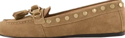 Mokassin 'Faxel' mit Nieten Taupe