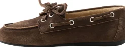 Mokassins aus Veloursleder Dunkelbraun