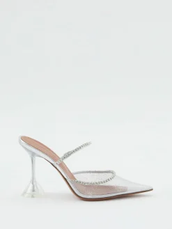 Mules 'Gilda Glass' Silber